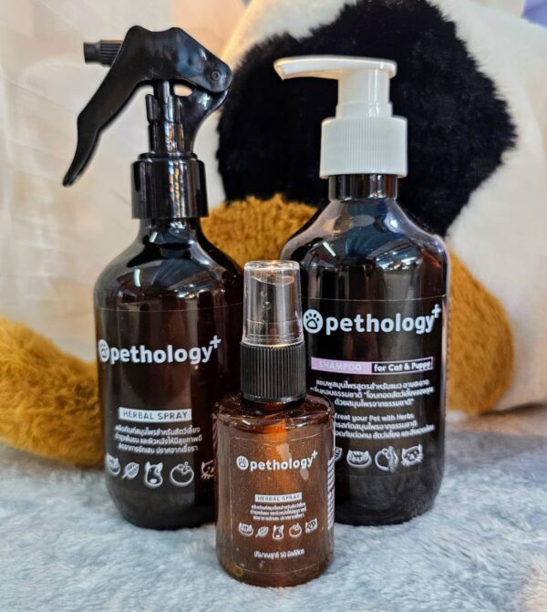 Herbal spray for dogs and cats, brand Pethology plus