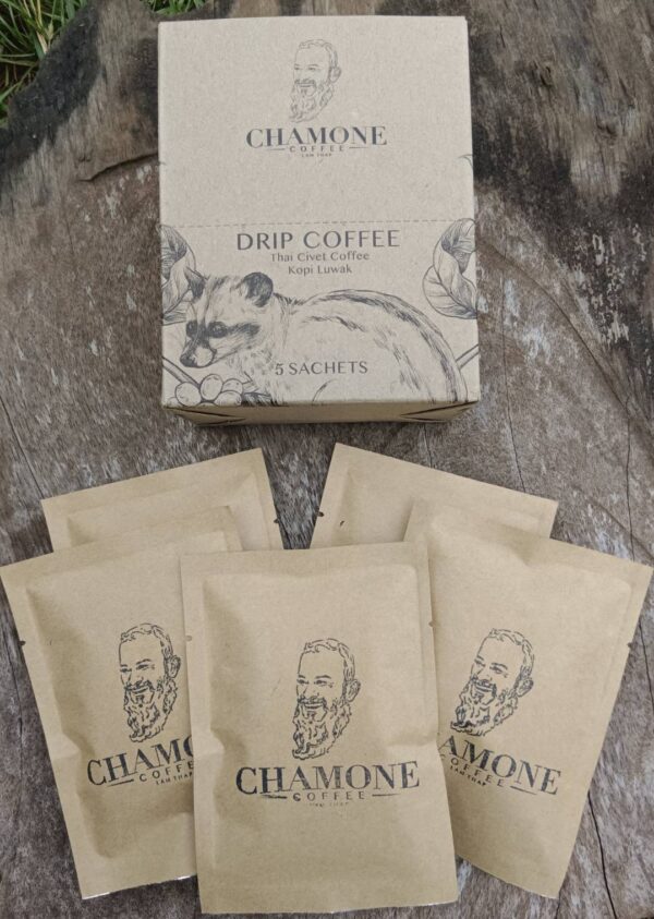 Drip civet coffee