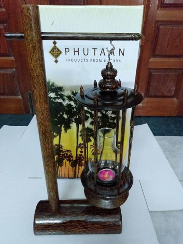 Palm wood products, candle lamps