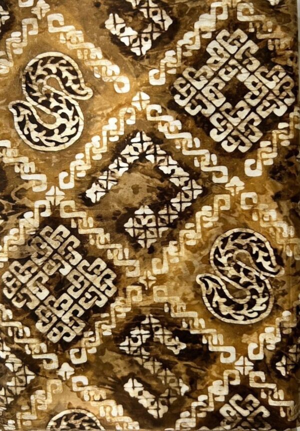 Natural dyed fabric dyed with mangosteen peel