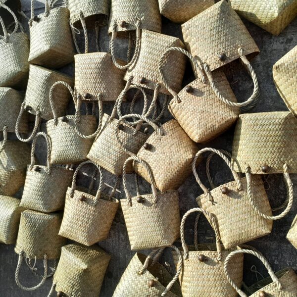 Woven products from water hyacinth