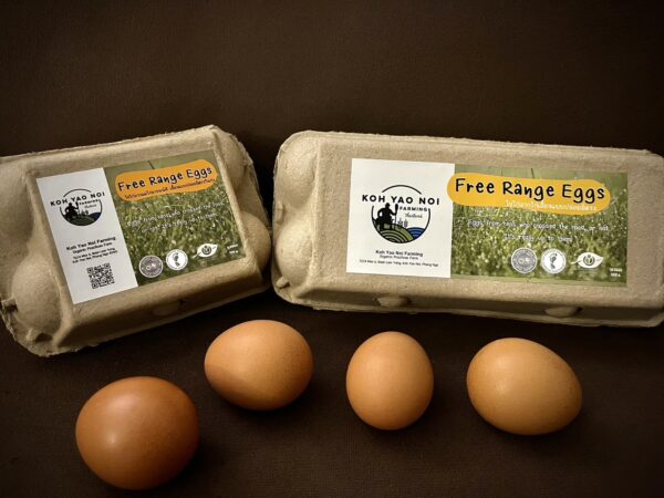 Free-range eggs