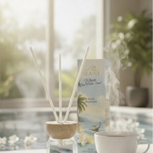 Reed Diffuser พรีเมียม สูตร non-alcohol กลิ่น Phuket Morning Mist
